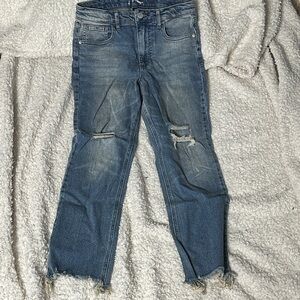 art class Blue Distressed Kids Jeans